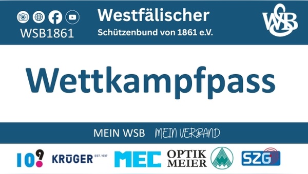 Neue Sportausweise im Westfälischen Schützenbund